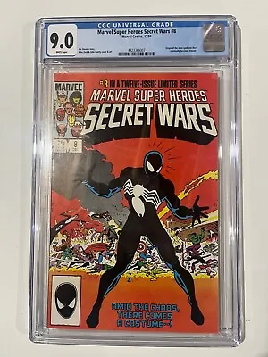 Buy Secret Wars #8 - Marvel 1984 - CGC 9.0 - Origin Of Black Suit Symbiote • 181.32£