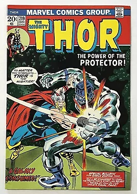 Buy Thor #219 - Marvel Comics 1973 - VF- • 7.87£