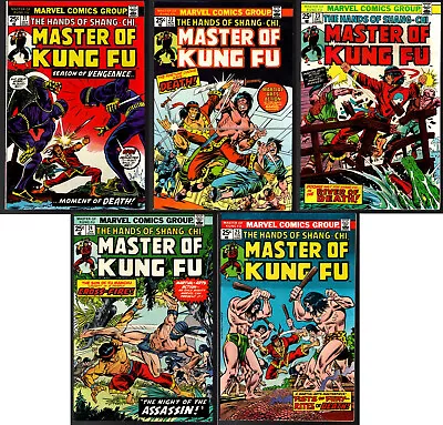 Buy MASTER OF KUNG FU #21-25 Shang Chi • 39.85£