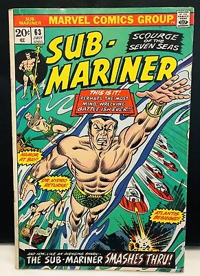 Buy Sub-Mariner #63 Comic , Marvel Comics • 3.93£