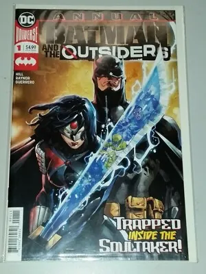 Buy Batman Outsiders Annual #1 Dc Universe December 2019 Nm+ 9.6 Or Better • 7.99£