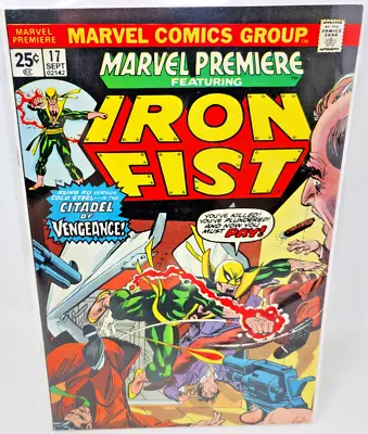 Buy Marvel Premiere #17 Iron Fist *1974* 9.2 • 37.97£