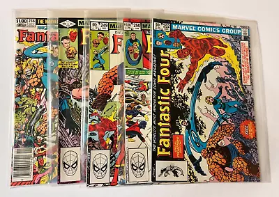 Buy (5) Fantastic Four Lot Marvel Comics 236, 245, 249, 250, 252 Books Mcu • 33.57£