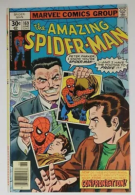 Buy AMAZING SPIDER-MAN #169 - Stan Lee Cameo - Marvel 1977 NM Vintage Comic • 16£