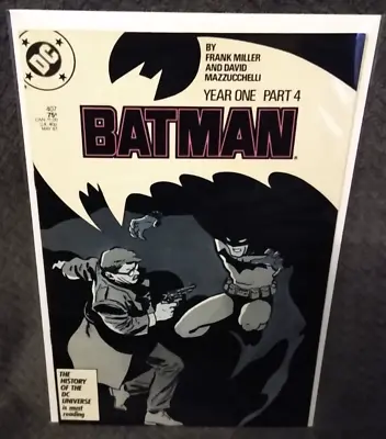 Buy BATMAN  #407 VF/NM  1987 DC Comics - Frank Miller - Year One Pt 4 • 7.85£