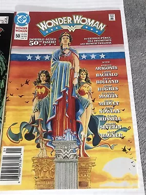 Buy News Stand Wonder Woman V2 #50 (PEREZ) & Action Comics #662 - 2nd Print - DC • 10.39£