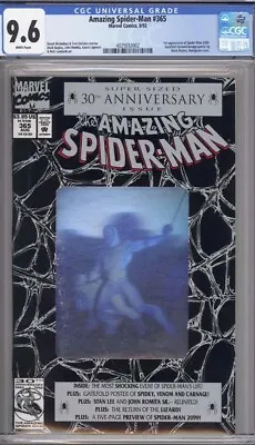 Buy Amazing Spider-man #365 Cgc 9.6 White Pages First Appearance Of Spider-man 2099 • 59.96£