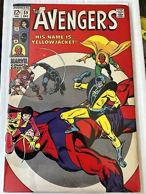 Buy 1968 Marvel Avengers #59 Nm 9.4!! 1st Appearance Yellowjacket • 177.38£