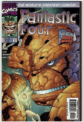 Buy Fantastic Four #10 - Marvel 1997 - Volume 2 - Jim Lee [Ft Maximus] • 5.89£