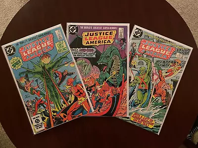 Buy (Lot Of 3 Comics) Justice League Of America #226 #227 & #228 (DC 1984) VF/NM • 11.06£