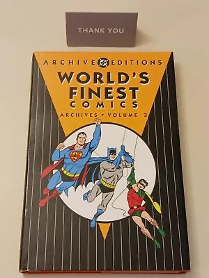 Buy Archive Editions World's Finest Comics Volume 3 1st Print Hardback Rare DC Comic • 31.84£