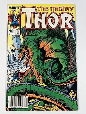 Buy Thor #341 (1984) Clark Kent Crossover ~ Newsstand | Marvel Comics • 6.42£