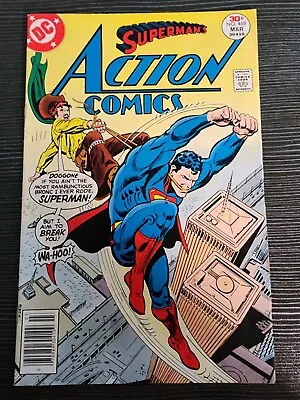 Buy Action Comics #469 By DC Art By Curt Swan 1976 Bronze Age Superman 7.0 FN/VF • 5.53£