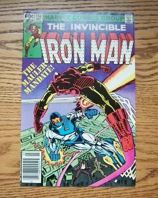 Buy The Invincible Iron Man #156  The Mauler Mandate  First Appearance  Marvel 1982 • 3.78£