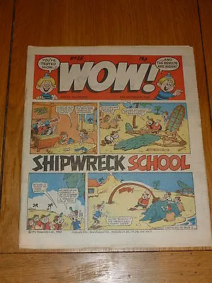 Buy WOW Comic - No 25 - Date 20/11/1982 - UK Paper Comic • 7.99£