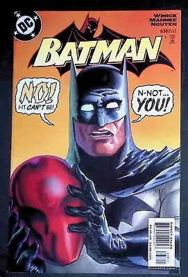 Buy Batman #638 Batman DC Comics Red Hood Revealed VF+ • 29.99£