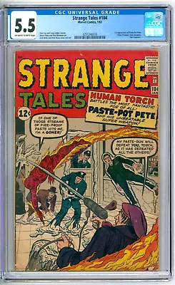 Buy Strange Tales 104 CGC Graded 5.5 FN+ Marvel Comics 1963 • 179.78£