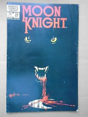 Buy MOON KNIGHT #29 Sienkiewicz Marvel Comics 1983 FN Midgrade 5.5 • 19.95£