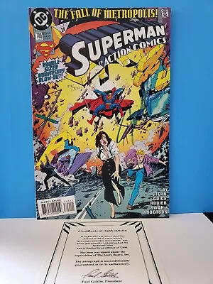 Buy Action Comics #700 - Signed By Jackson Guice W/ COA 998/7500 - DC Comics 1994 • 28.38£