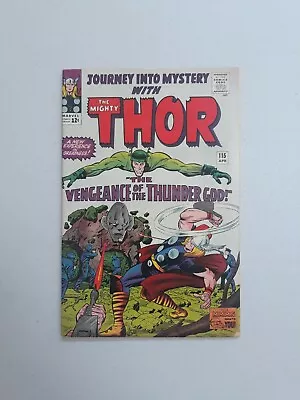 Buy Journey Into Mystery 115 Loki Marvel Comics 1965 Thor • 107.05£