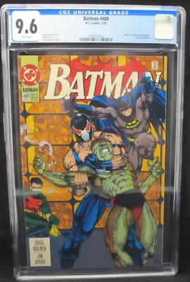 Buy Batman #489 CGC 9.6 1993 Killer Croc & Bane App Azrael As Batman • 79.06£