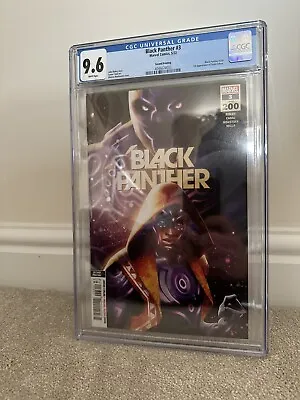 Buy Black Panther #3 Cgc 9.6 Manhanini Second Print Variant Marvel 1st Cover Cabal • 50£