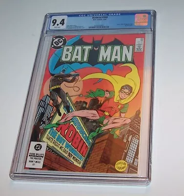 Buy Batman #368 - DC 1983 Bronze Age Issue - CGC NM 9.4 - 1st Jason Todd As Robin • 76.06£