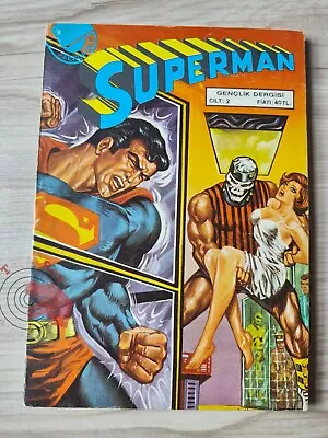 Buy SUPERMAN #2 1979 Cover #331 TURKISH COMIC TURKEY TEKOFSET C • 71.49£