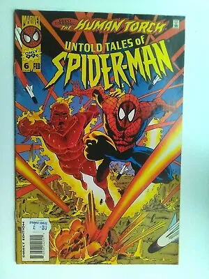 Buy MARVEL COMIC Spider-Man Guest Starring Human Torch ..No.6..Feb 1996  • 3.99£