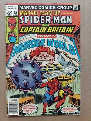 Buy Marvel Team-Up 66 Captain Britain & 1st Full Arcade VG/FN Midgrade Byrne Art (2) • 7.12£