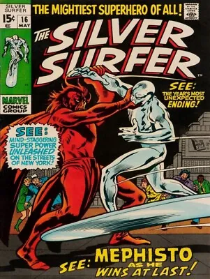 Buy Silver Surfer #16 NEW METAL SIGN: Mephisto Wins At Last! • 15.79£