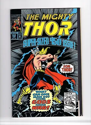 Buy 1992 Marvel Comics The Mighty Thor #450 When Gods Make War Ron Frenz • 3.90£
