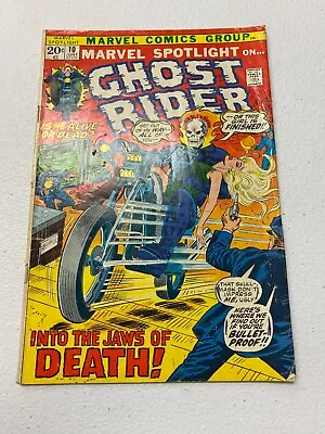 Buy Marvel Spotlight #10 1973 Ghost Rider Apache Herb Trimpe Marvel Comic Mj • 11.87£