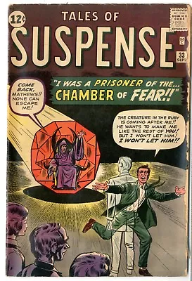 Buy Tales Of Suspense  # 33.  VERY GOOD   Sept. 1962    Marvel Chipping   Kirby, Aye • 83.95£