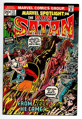 Buy Marvel Spotlight #12 - 1st Full App Son Of Satan - 1973 - (-VF) • 39.41£