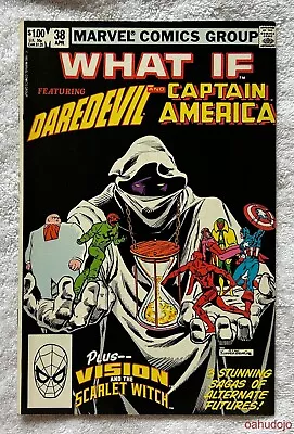 Buy Marvel WHAT IF #38 DAREDEVIL CAPTAIN AMERICA April 1983 VF* • 1.59£