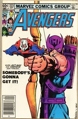 Buy Avengers #223-1982 Fn+ 6.5 Hawkeye / Ant-Man Cover / Story Taskmaster • 13.60£