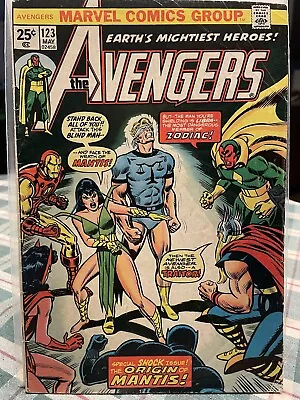 Buy Avengers #123 VG Great Bronze Age Book! • 8£