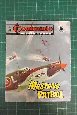 Buy COMMANDO COMIC WAR STORIES IN PICTURES No.700 MUSTANG PATROL GN1547 • 9.99£