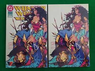 Buy Wonder Woman 80th Anniversary Rose Besch Trade/Virgin Set • 37.58£