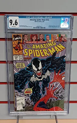 Buy AMAZING SPIDER-MAN #332 (Marvel, 1990) CGC Graded 9.6 ~ VENOM ~ White Pages • 51.25£