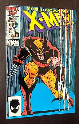 Buy UNCANNY X-MEN #207 (Marvel Comics 1986) -- Classic Wolverine Cover -- VF/NM • 11.19£