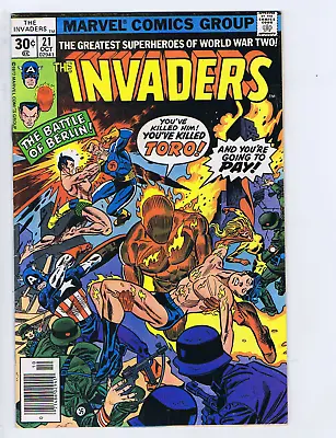 Buy Invaders #21 Marvel 1977 • 12.71£