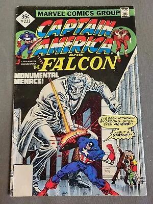 Buy Captain America #222 (Jun 1978, Marvel)  Monumental Menace  FN+ • 3.16£