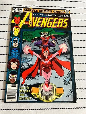 Buy Avengers #186 (1979)-1st Appearance Of Cthon & Magda-origin Of Scarlet Witch • 19.06£