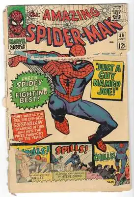Buy Amazing Spider-Man #38 Low Grade Reading Copy Silver Age • 17.59£