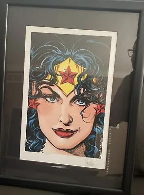 Buy Wonder Woman, Faces Of DC Universe, 1998 Signed Garcia Lopez Lithograph #147/250 • 91.69£