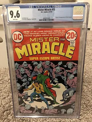 Buy Mister Miracle #15 - CGC NM 9.6 - DC 1973 Bronze Age Jack Kirby Story And Art • 237.89£