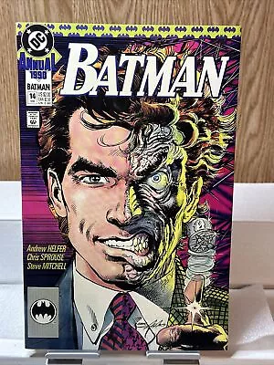 Buy Batman Annual #14 (1990, DC) KEY COMIC BOOK ORIGIN OF TWO-FACE DC Vintage  • 7.90£
