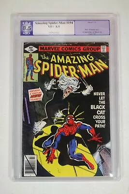 Buy Amazing Spider-Man #194, PGX 8.5, 1st Black Cat • 281.50£